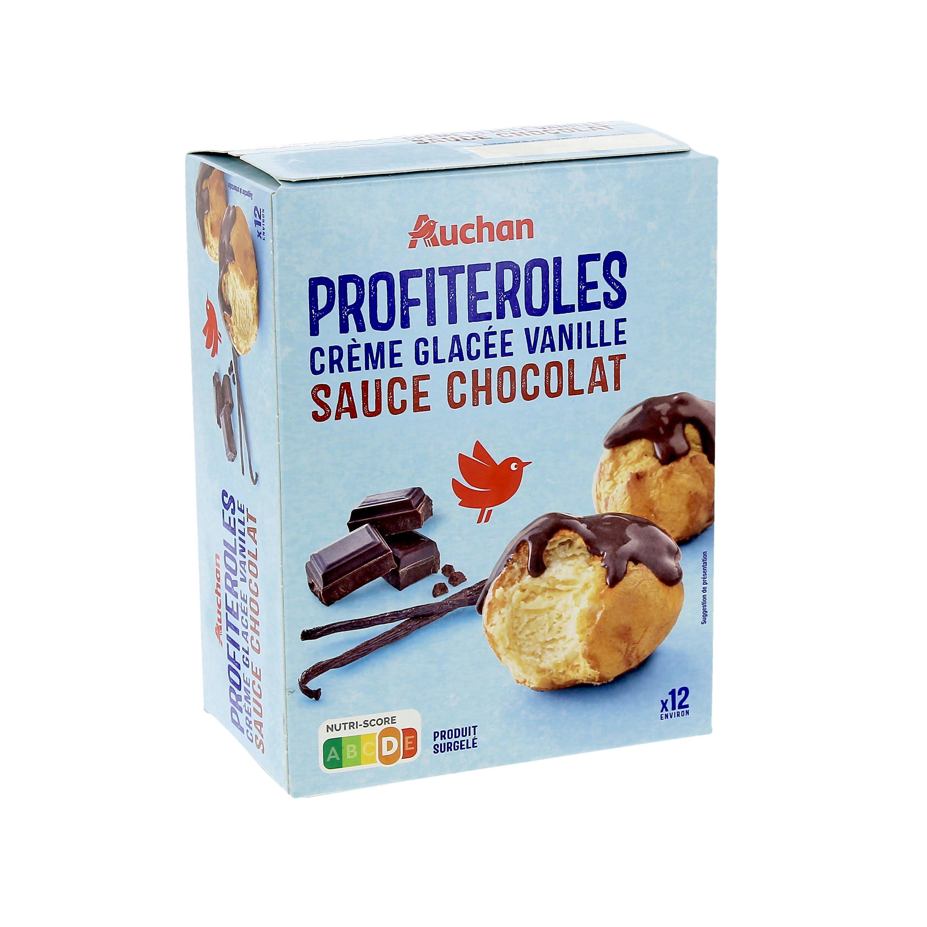 Voir la diapositive 2 : AUCHAN Profiteroles 12 pièces 280g