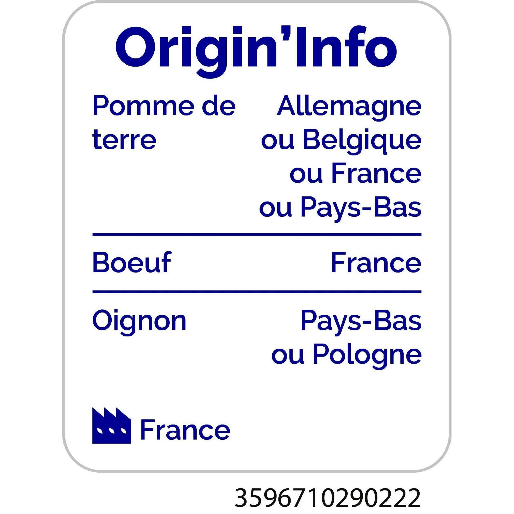 Voir la diapositive 4 : AUCHAN Poêlée campagnarde 3 portions 900g