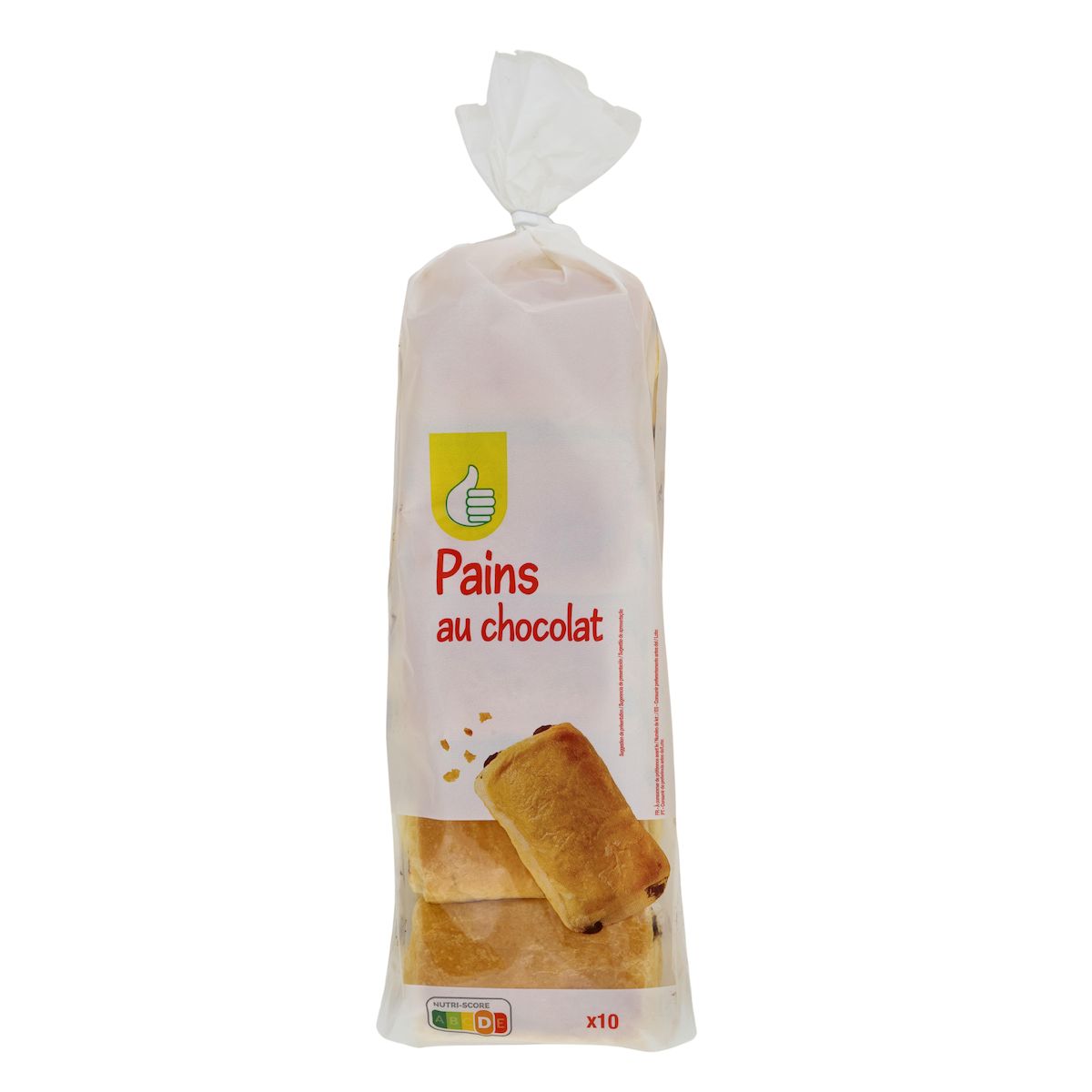 POUCE Pains au chocolat 10 pièces 450g