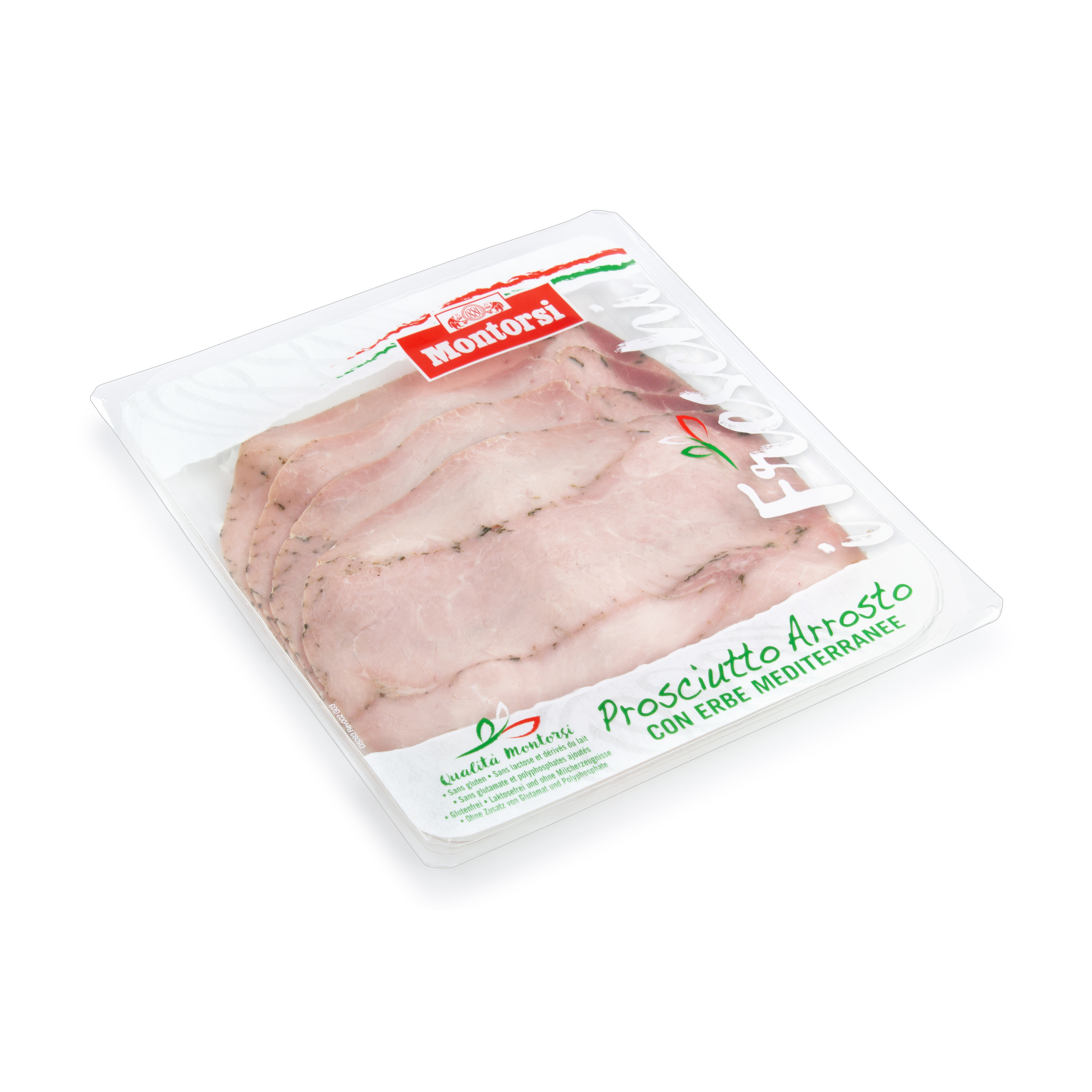 Voir la diapositive 2 : MONTORSI Jambon rôti aux herbes 4 tranches 120g