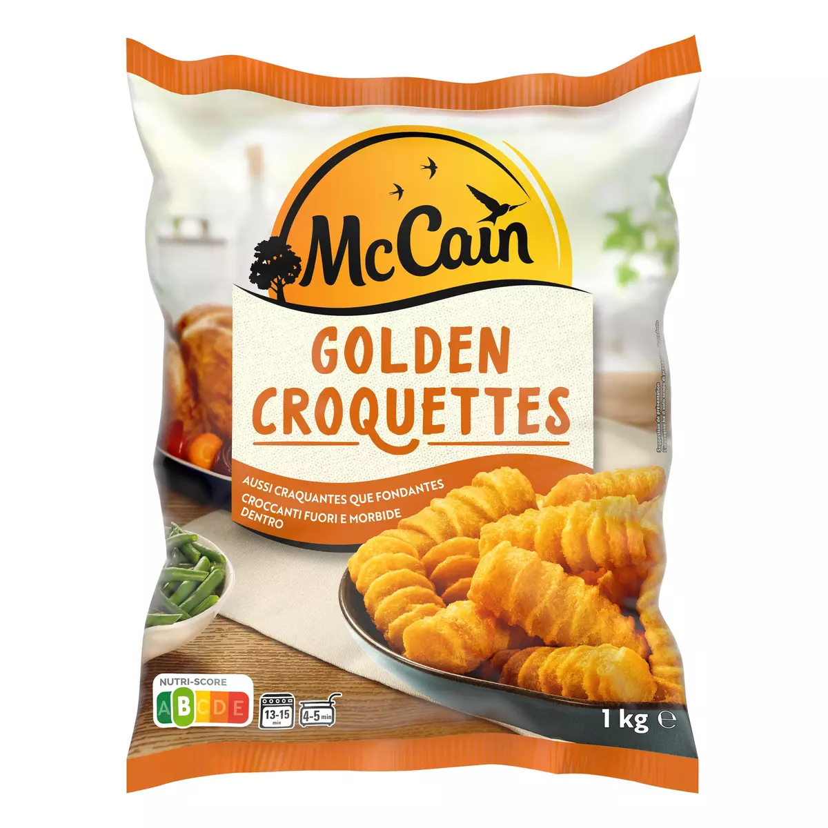 MCCAIN Croquettes golden 47-52 pièces 1kg