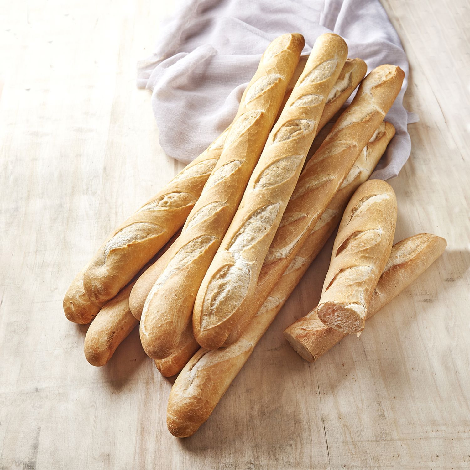 PAIN FRAIS Baguette blanche  10 pièces 2.5kg
