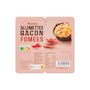 Voir la diapositive 2 : AUCHAN Allumettes de bacon fumées 2x75g
