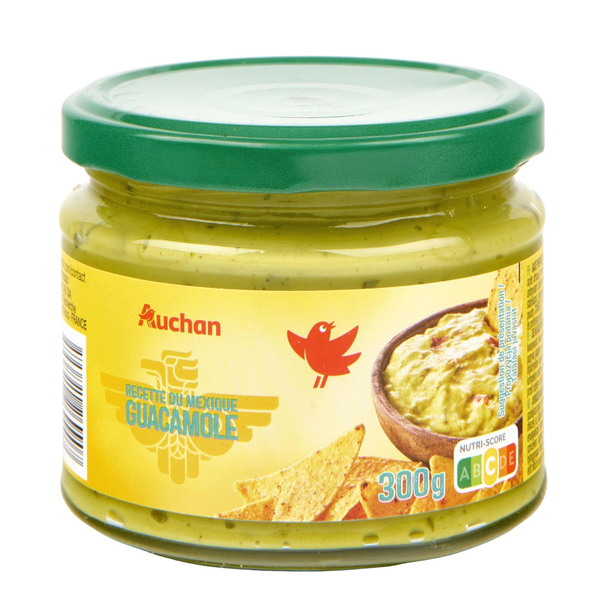 Voir la diapositive 3 : AUCHAN Sauce salsa saveur avocat 300g