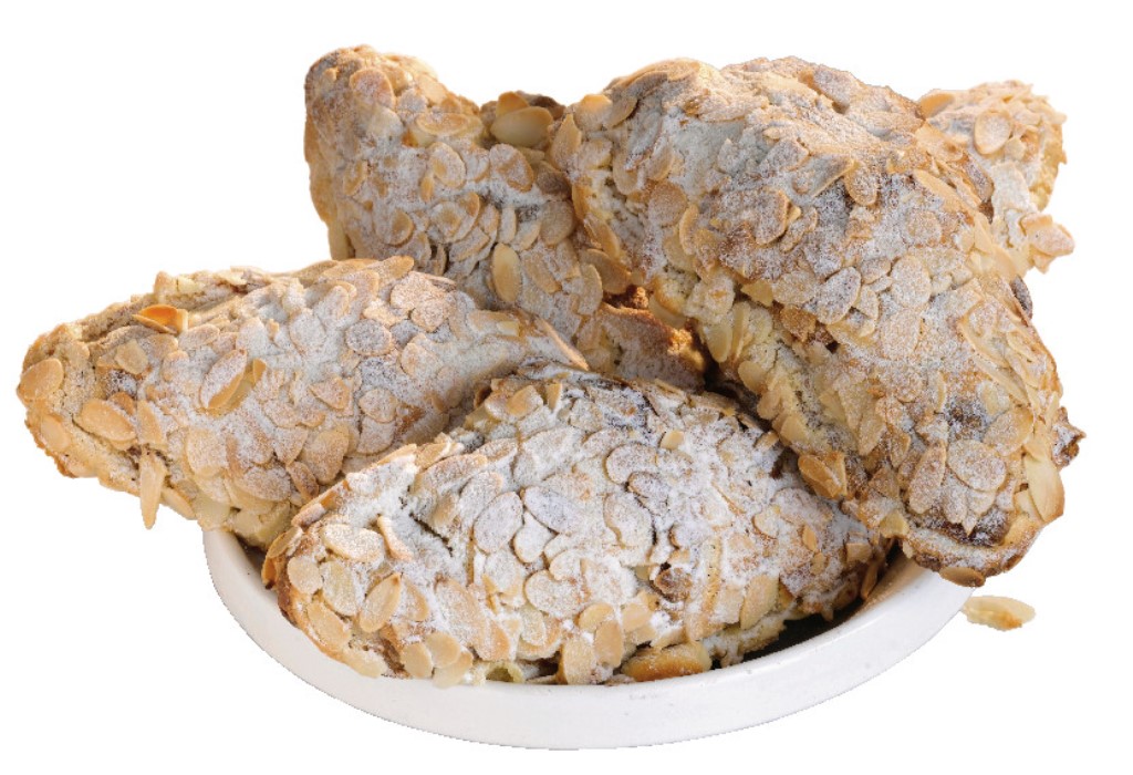 Croissants aux amandes pur beurre 4 pièces 360g