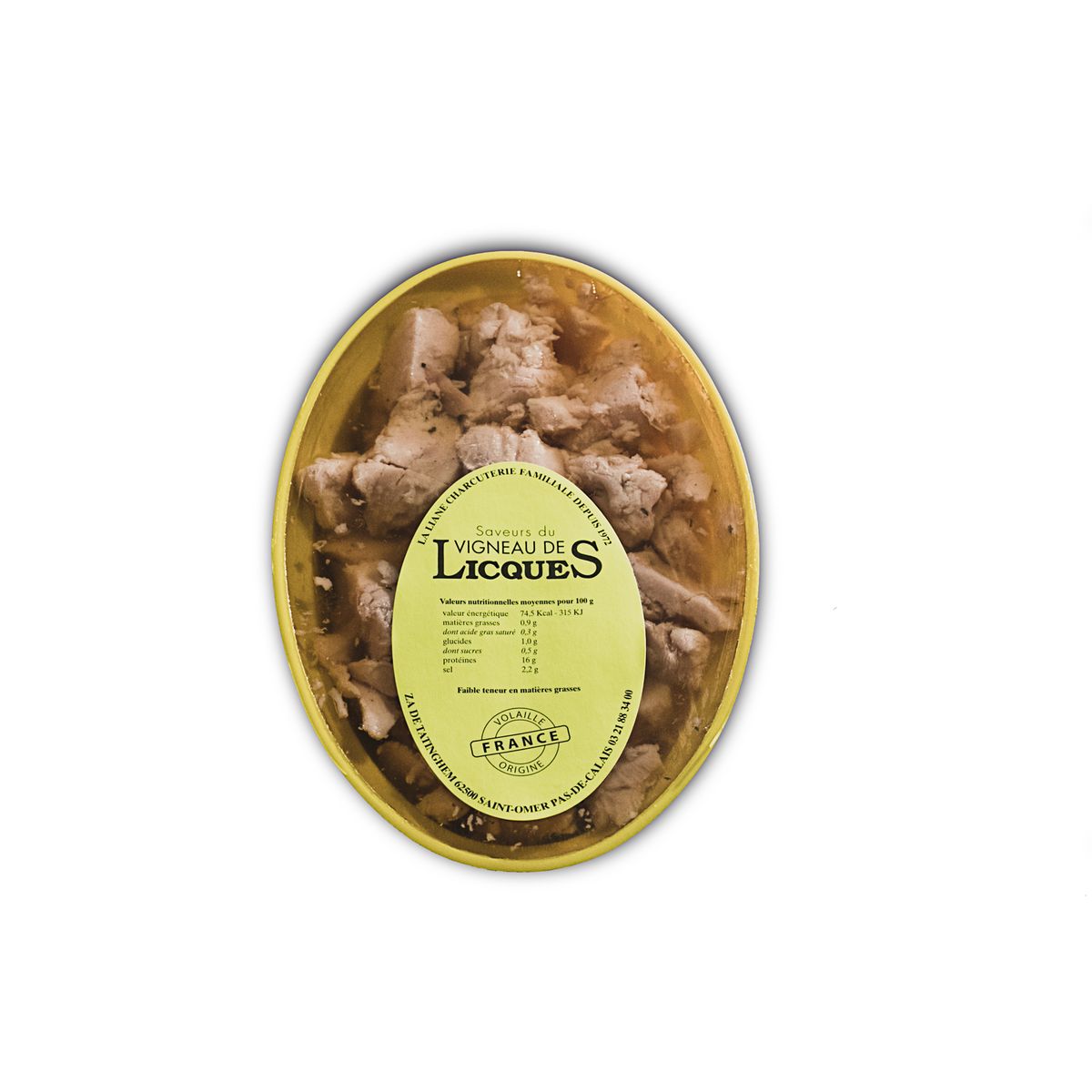 VIGNEAU DE LICQUES Petit salé Lensois 656g