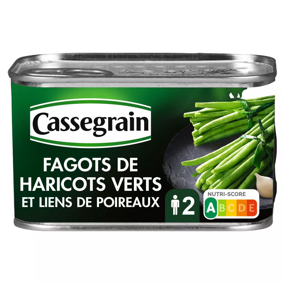 CASSEGRAIN Fagot de haricots verts avec lien de poireau 220g