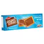 ST GEORGES Biscuits avec tablette chocolat au lait pur beurre de cacao 12 biscuits 125g