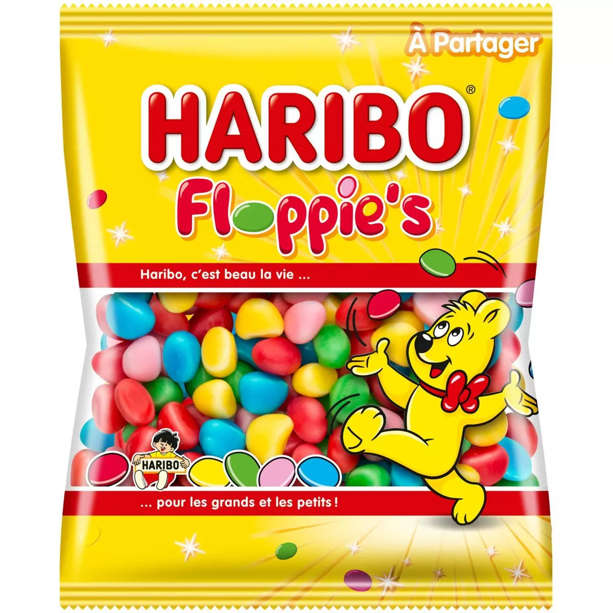 HARIBO Floppie's Assortiment de bonbons gélifiés 250g