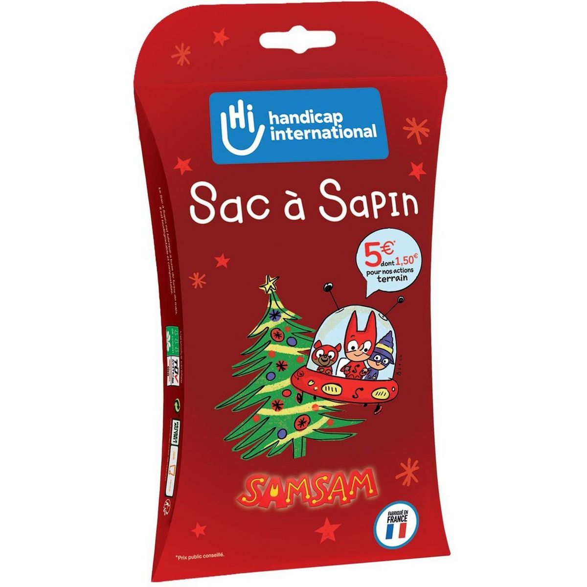 Sac à sapin 100% biodégradable et compostable
