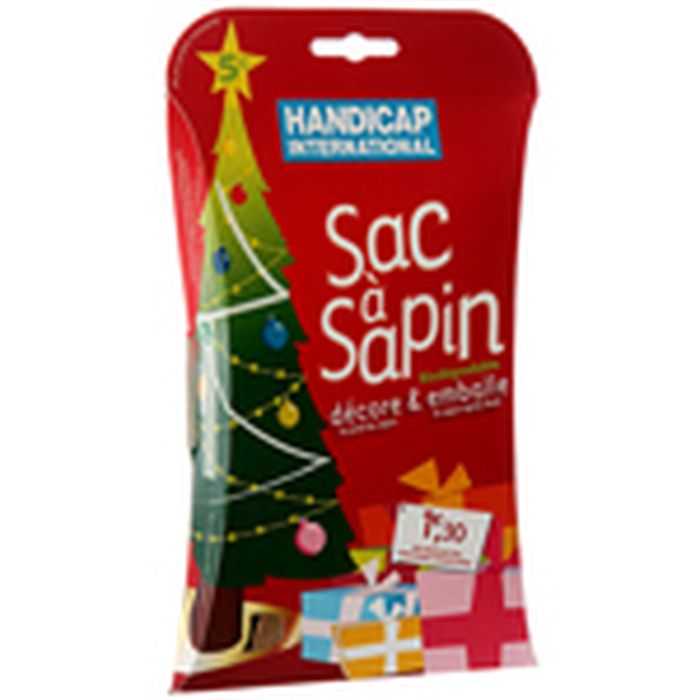 Voir la diapositive 2 : Sac à sapin 100% biodégradable et compostable