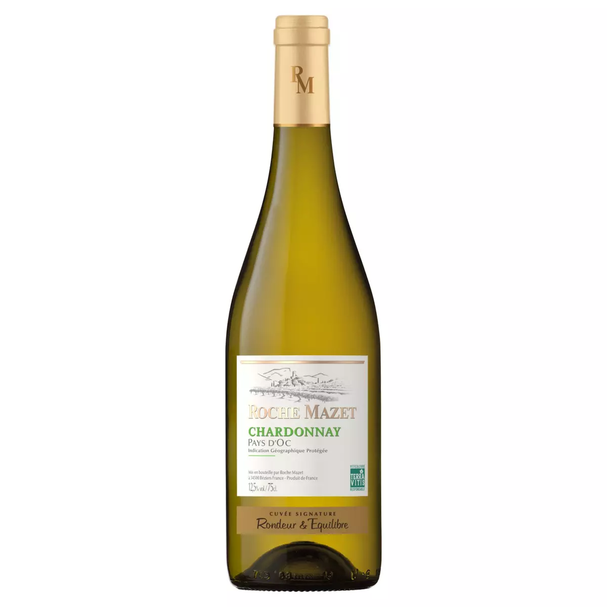 ROCHE MAZET IGP Pays-d'Oc Chardonnay blanc 75cl