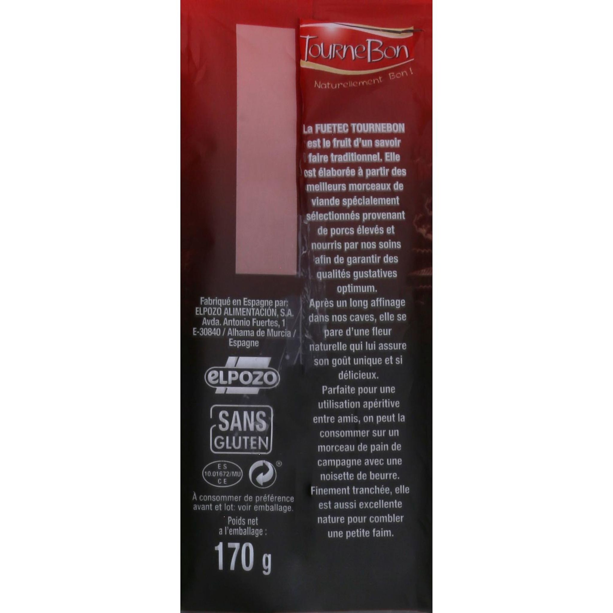 Voir la diapositive 2 : EL POZO Fuet original 170g