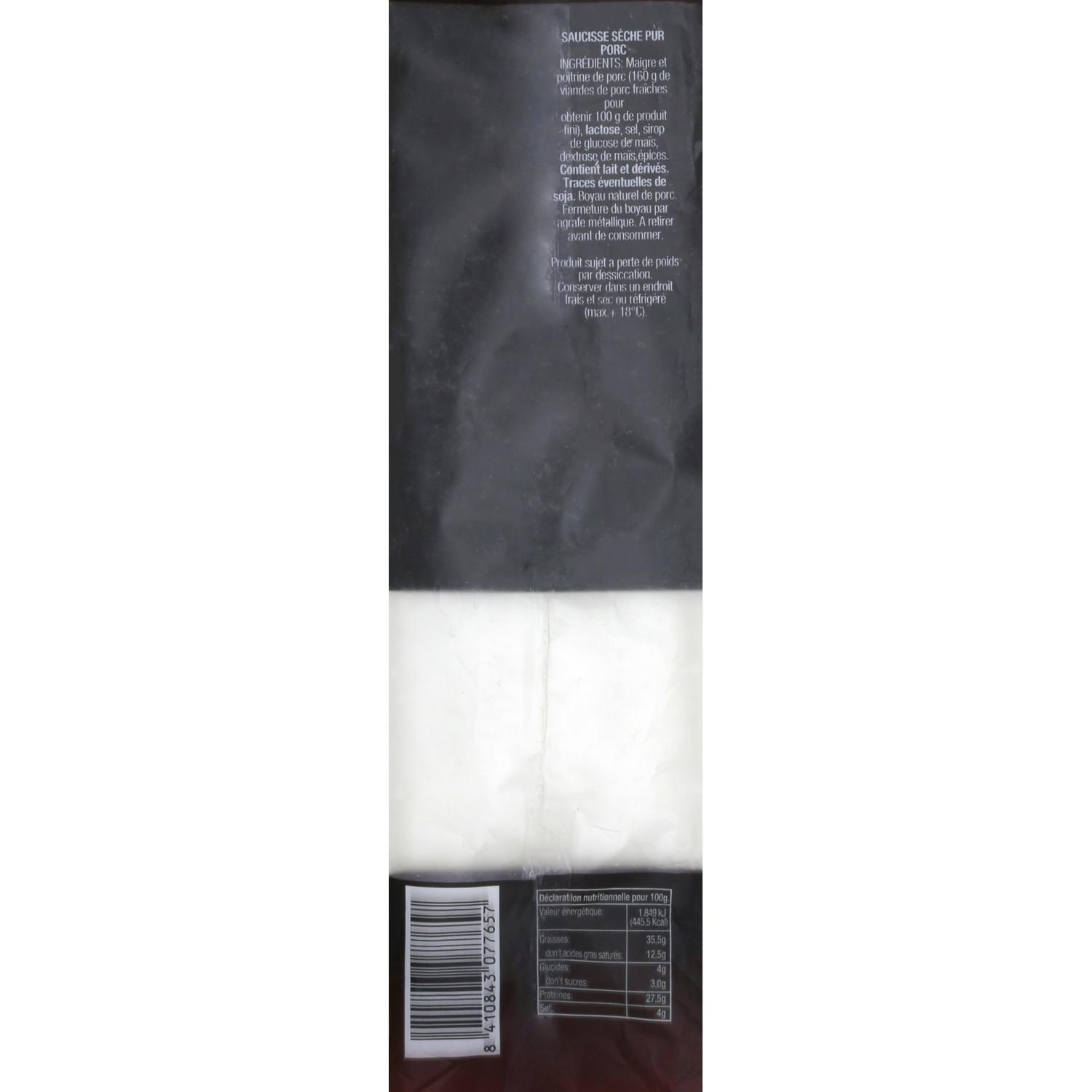 Voir la diapositive 3 : EL POZO Fuet original 170g