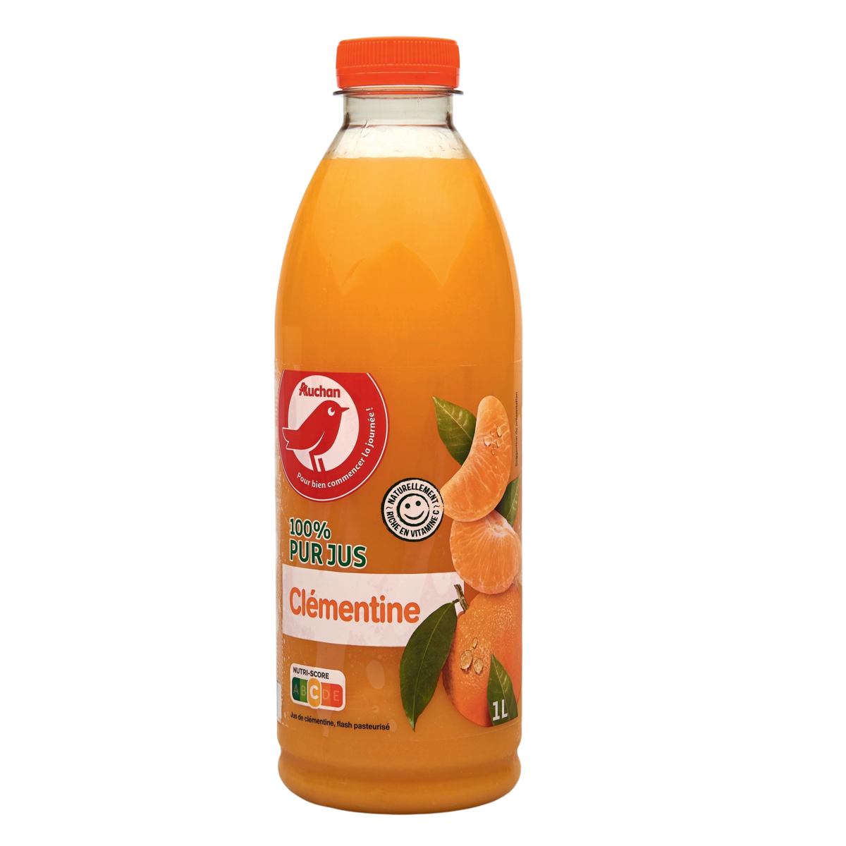AUCHAN Pur jus de clémentines 1L