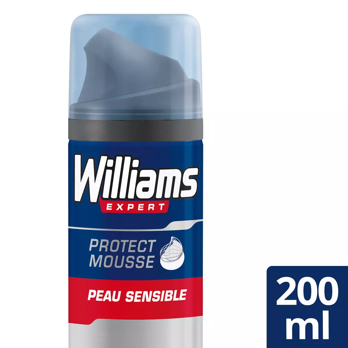 WILLIAMS Mousse à raser apaisante peaux sensibles 200ml