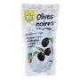 Voir la diapositive 2 : POUCE Olives noires à la grecque sachet refermable 400g