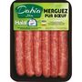 Voir la diapositive 2 : DABIA Merguez halal 6 pièces 330g
