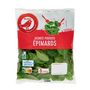 Voir la diapositive 2 : AUCHAN Jeunes pousses d'épinards 3-4 parts 125g