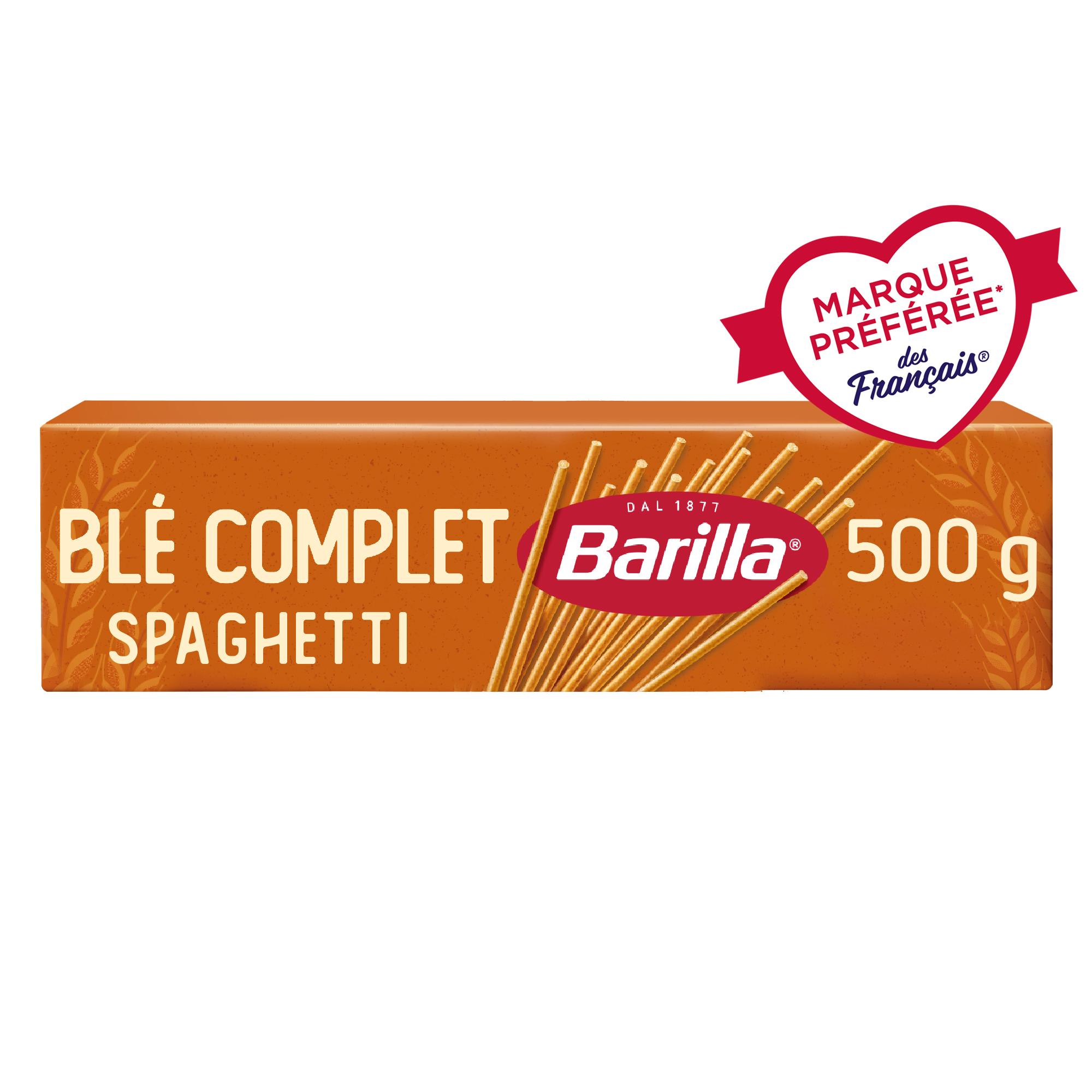 Voir la diapositive 2 : BARILLA Spaghetti n°5 au blé complet 500g