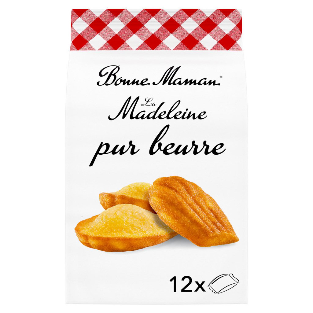 BONNE MAMAN Madeleines pur beurre sachets individuels 12 madeleines 300g