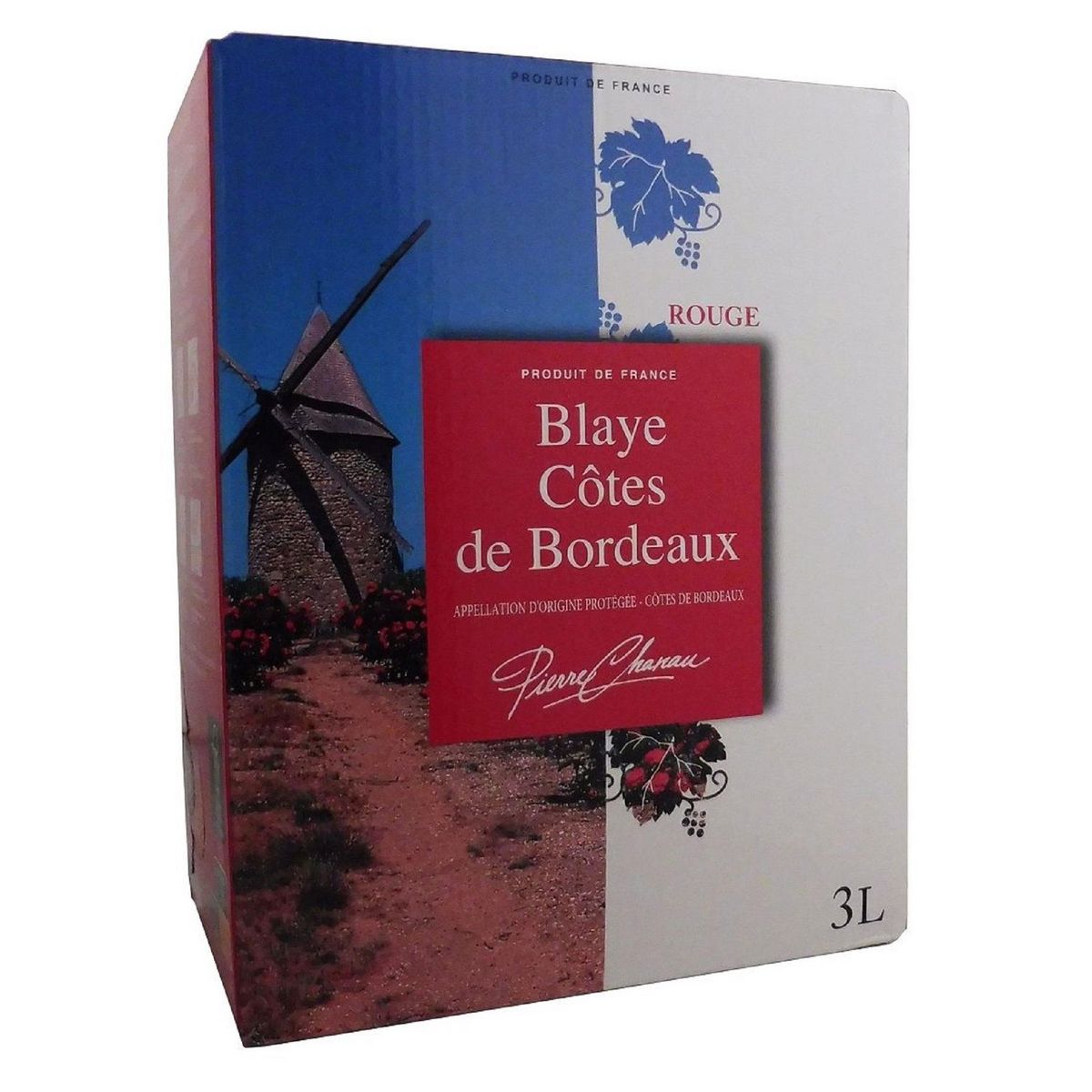 PIERRE CHANAU AOP Blaye Côtes-de-Bordeaux rouge BIB / CUBI 3L