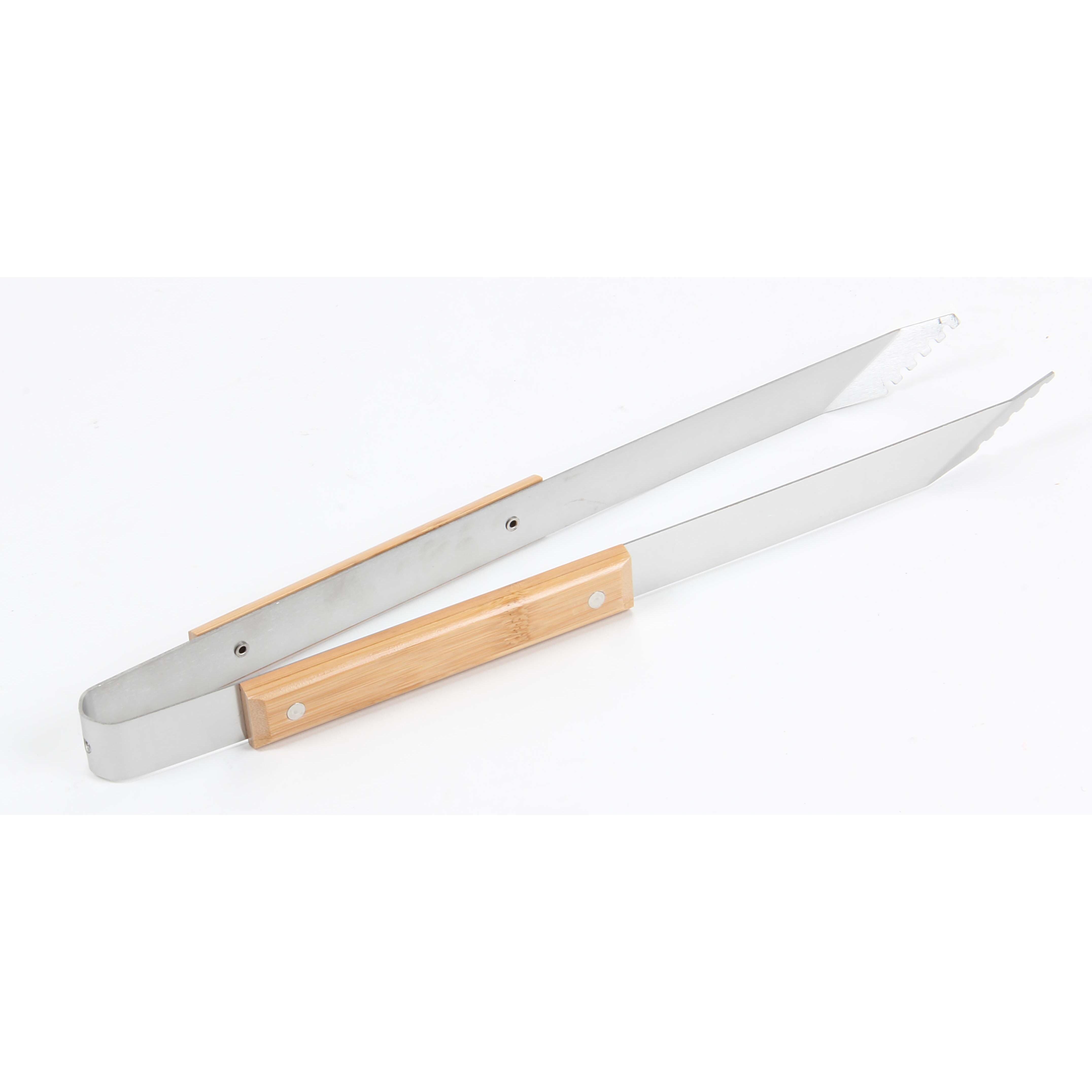 GARDENSTAR Pince en inox manche bambou 40 cm