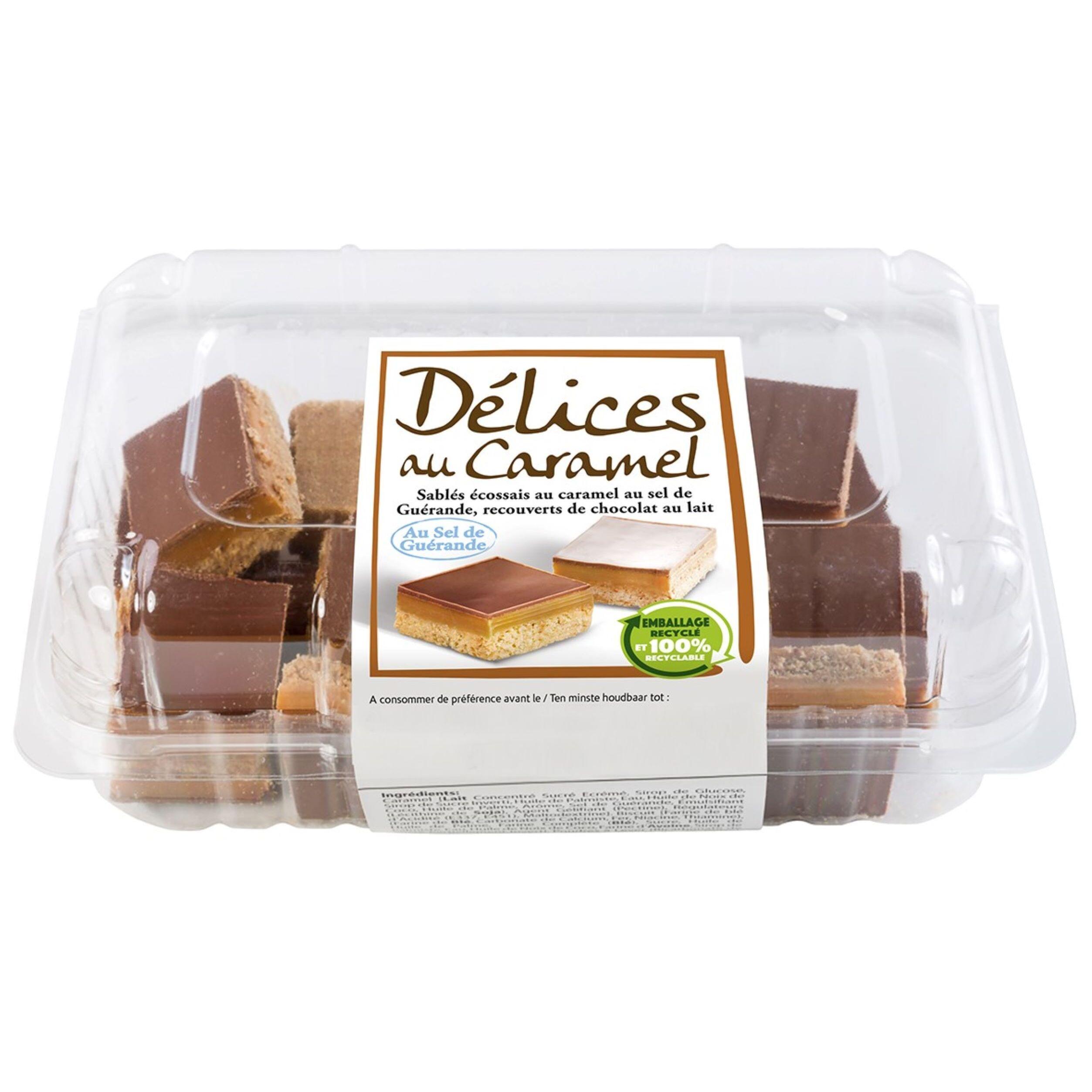 Voir la diapositive 2 : MON PÂTISSIER Délices au caramel sel de Guérande et chocolat 320g