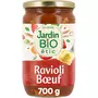 JARDIN BIO ETIC Ravioli au bœuf origine France en bocal 700g