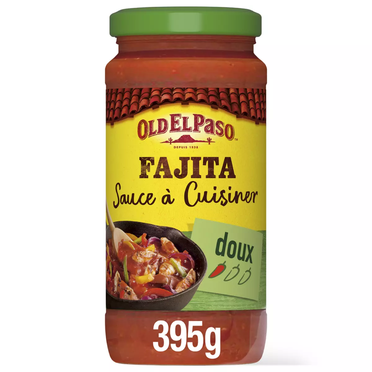 OLD EL PASO Sauce fajitas à cuisiner doux 395g