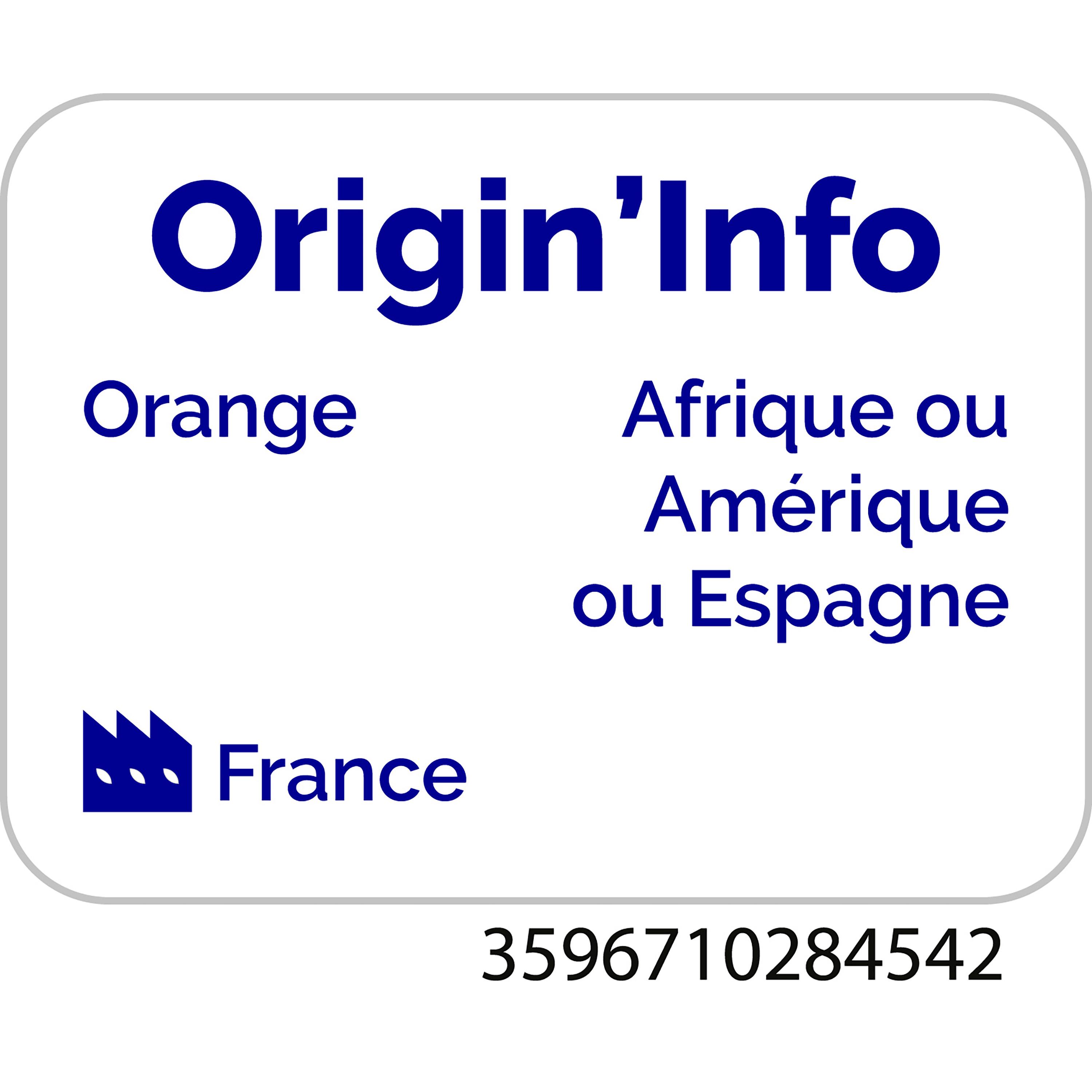 Voir la diapositive 3 : AUCHAN Pur jus d'orange sans pulpe 1,5l