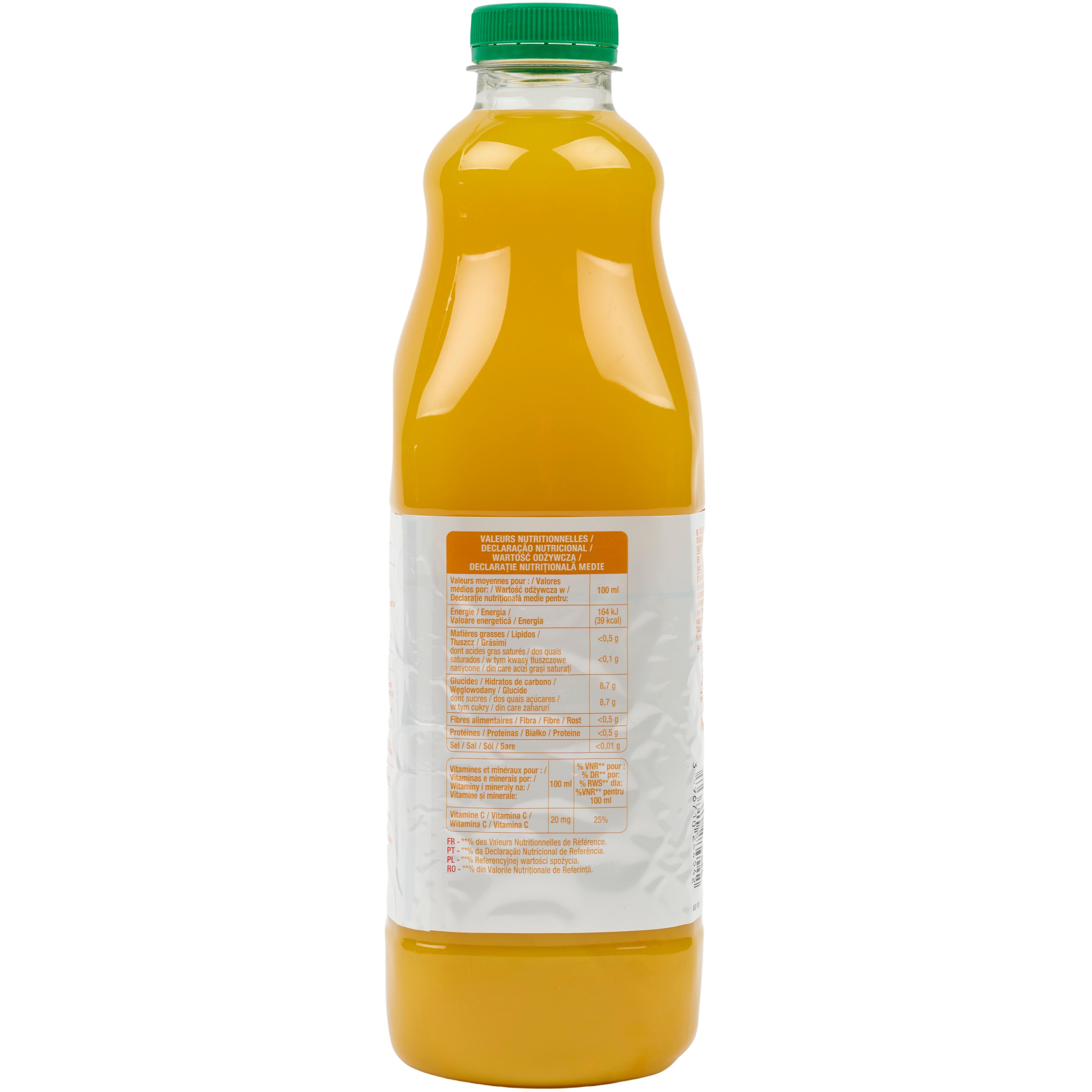 Voir la diapositive 5 : AUCHAN Pur jus d'orange sans pulpe 1,5l