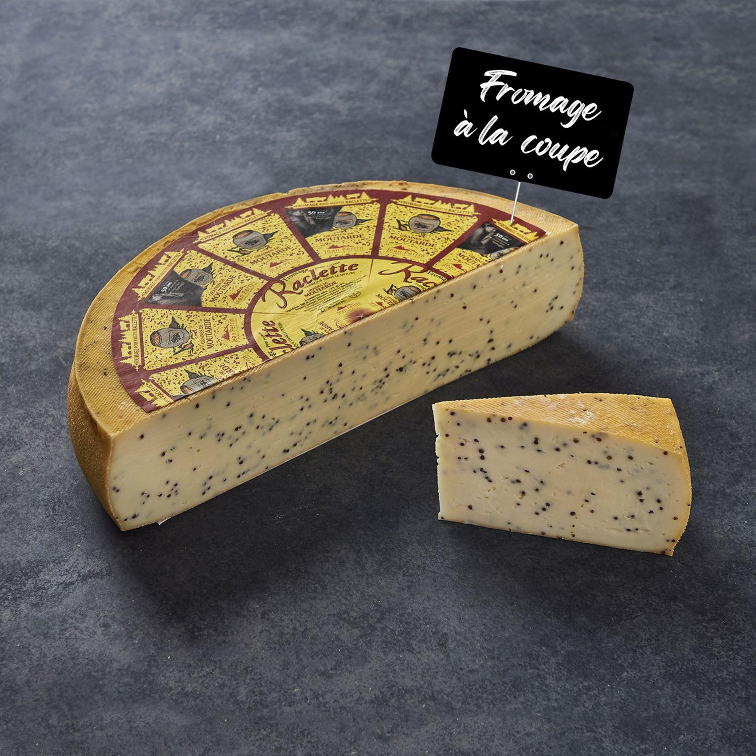 MON FROMAGER Fromage de raclette à la moutarde 180 g à 220 g