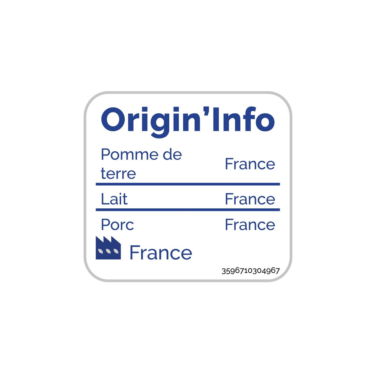 AUCHAN TERROIR Tartiflette au Reblochon de Savoie Label rouge 1 part 300g