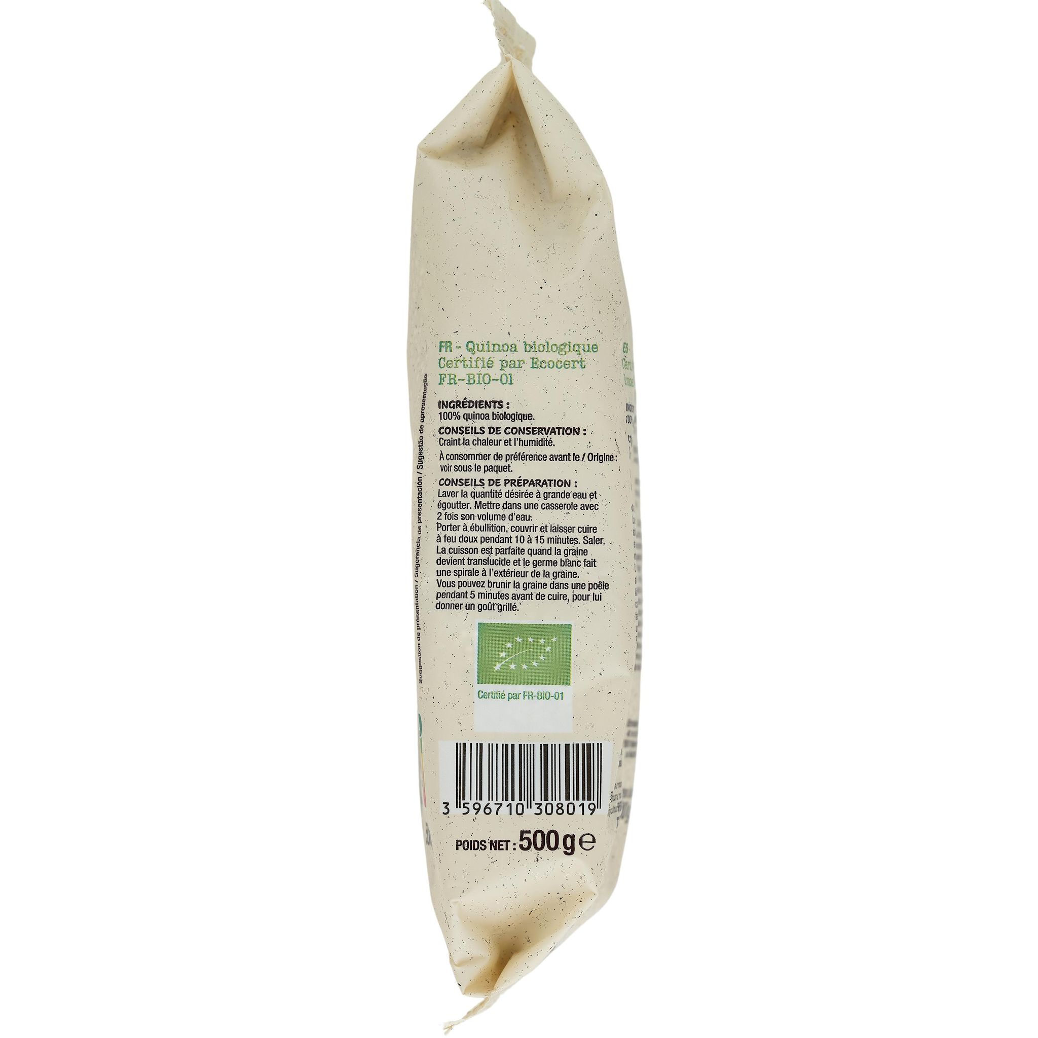 Voir la diapositive 3 : AUCHAN BIO Quinoa 500g