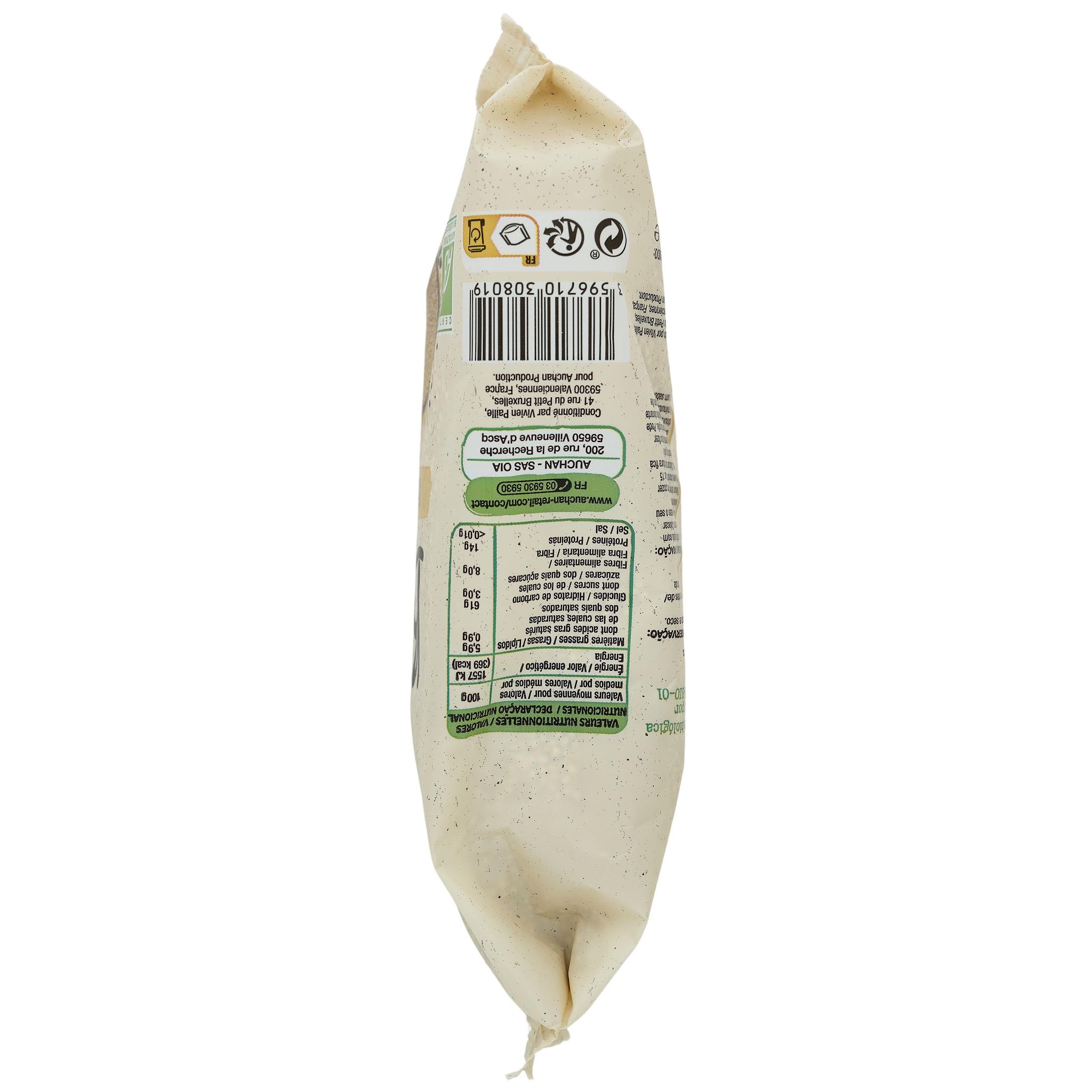 Voir la diapositive 4 : AUCHAN BIO Quinoa 500g