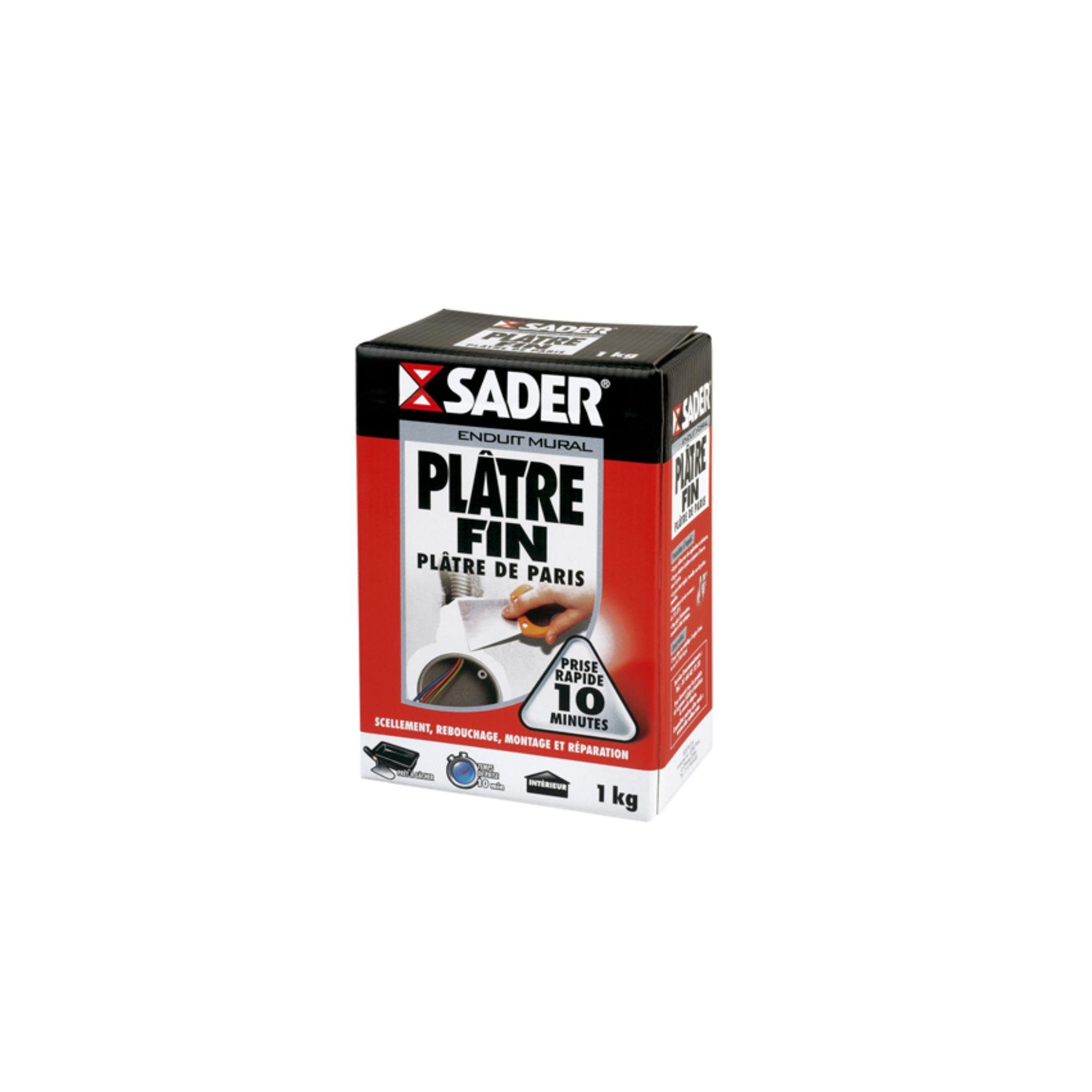 SADER Plâtre fin 1 kg