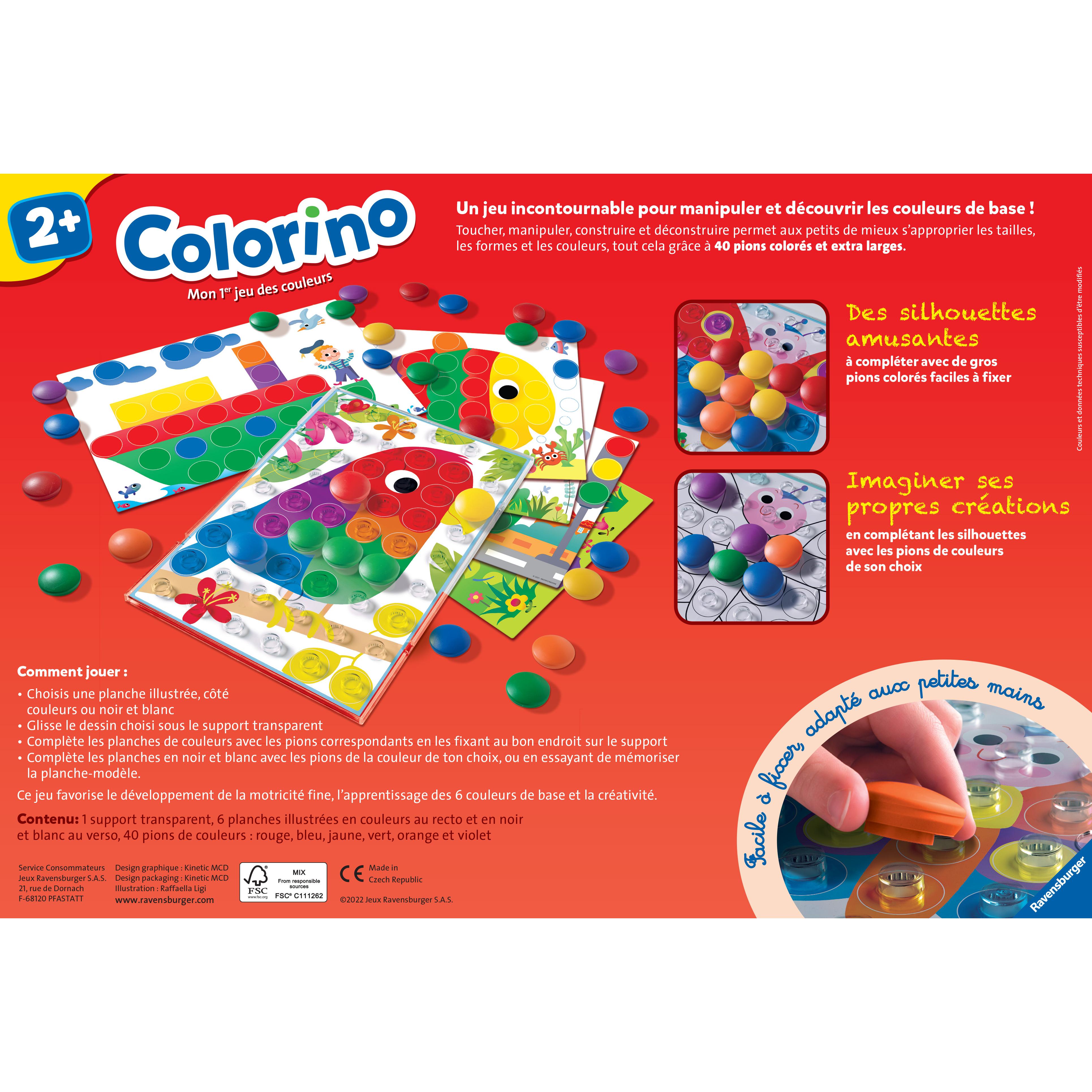 Voir la diapositive 3 : RAVENSBURGER Jeu Colorino