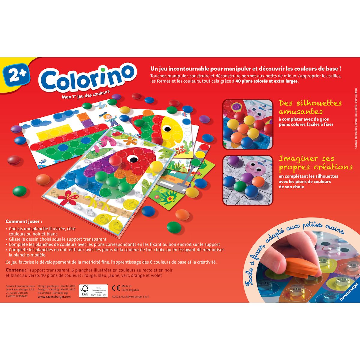 RAVENSBURGER Jeu Colorino