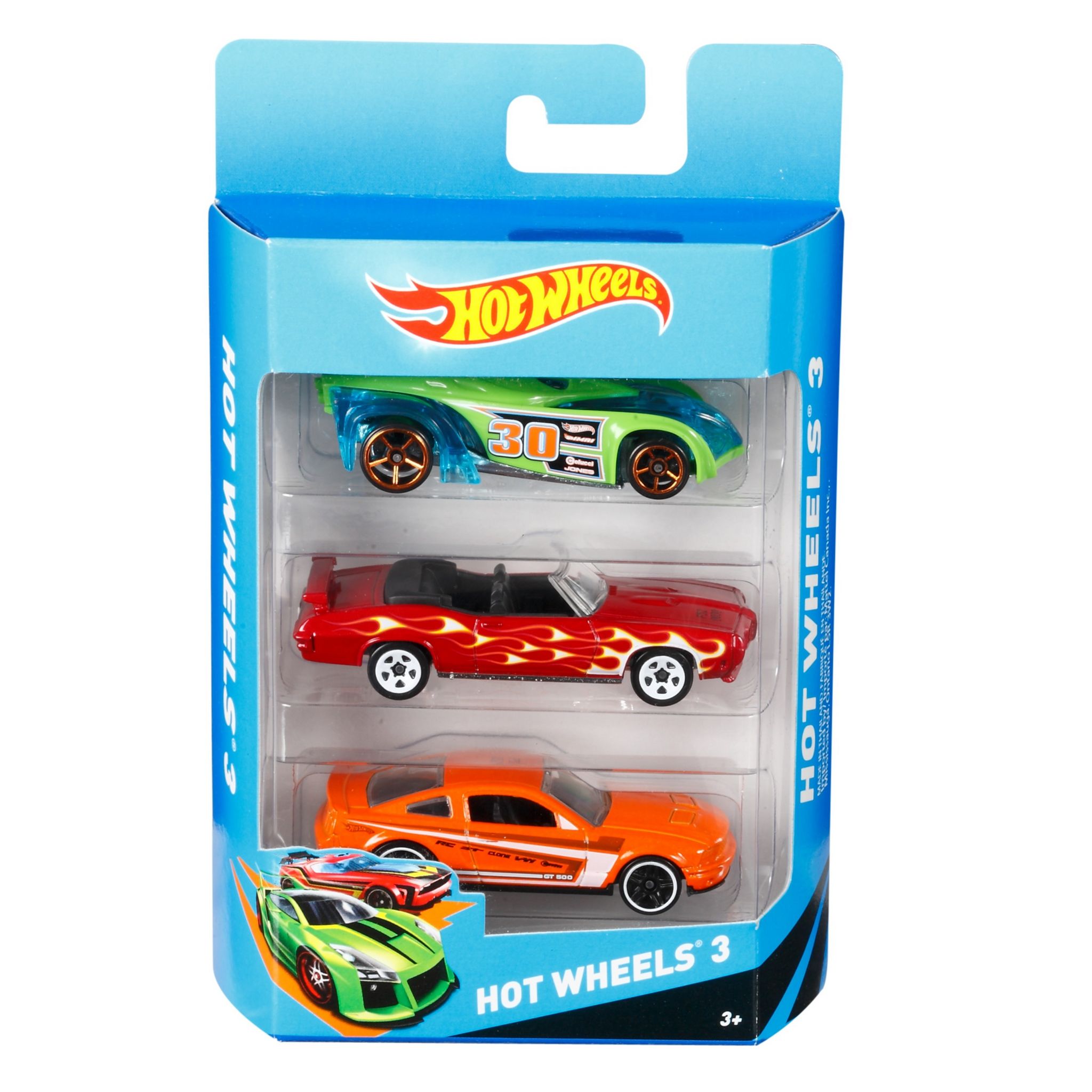 Voir la diapositive 3 : MATTEL Lot de 3 voitures HotWheels