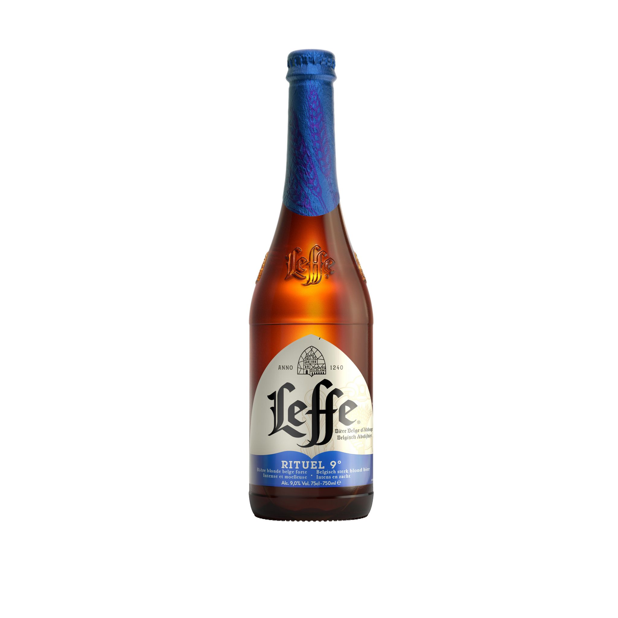 Voir la diapositive 2 : LEFFE Bière blonde rituel 9% 75cl
