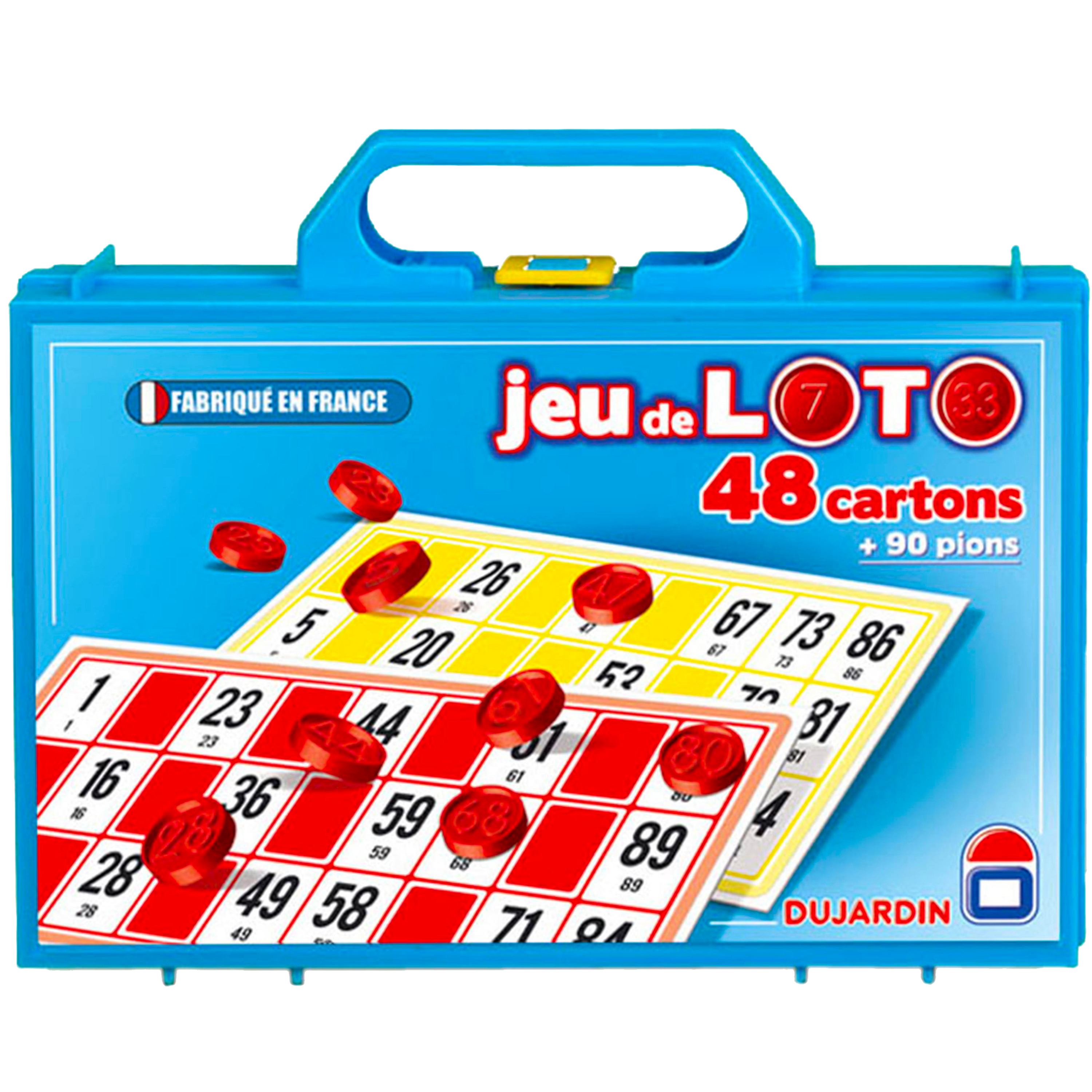 DUJARDIN Jeu Loto 48 Cartons + 90 pions