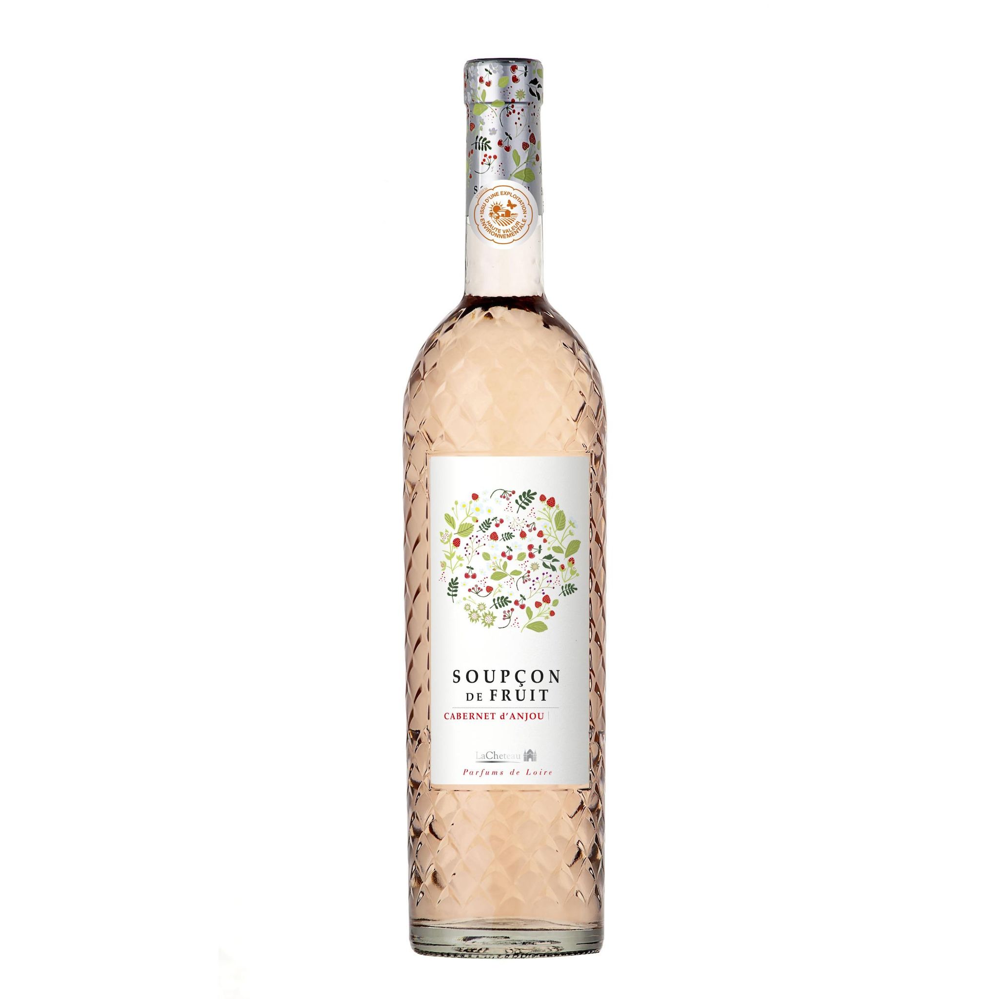 Voir la diapositive 2 : LACHETEAU AOP Cabernet d'Anjou soupçon de fruit rosé 75cl