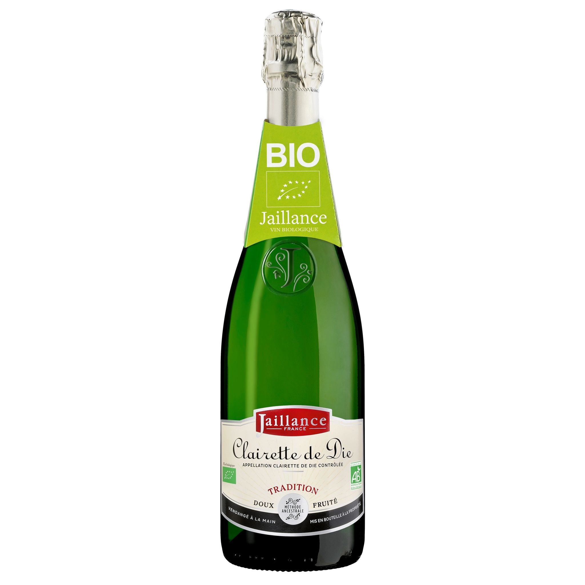 Voir la diapositive 2 : JAILLANCE AOP Clairette de Die doux bio 75cl