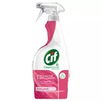 CIF Spray nettoyant avec javel efficacité et brillance 750ml
