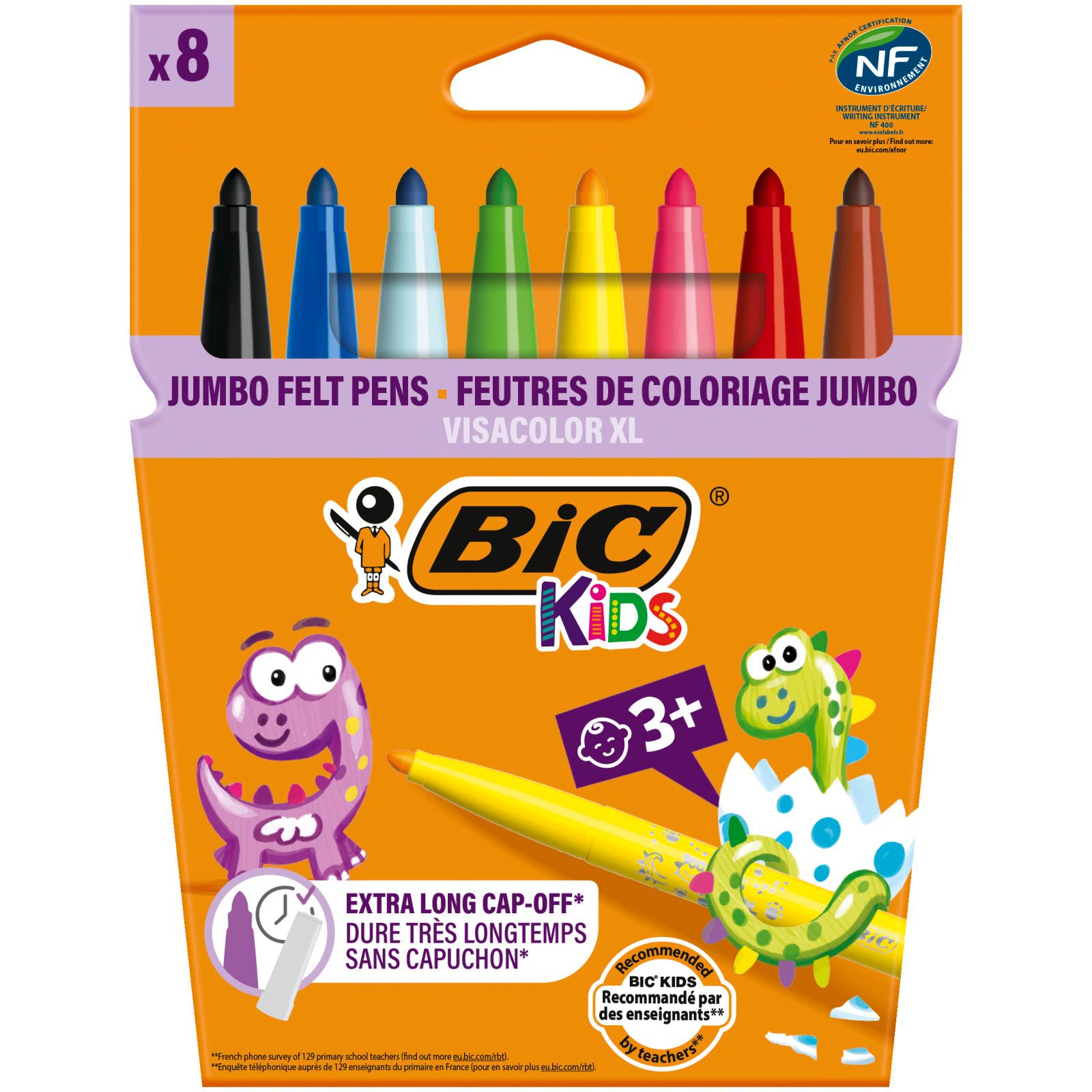BIC Feutres x8 Visa Color XL Pointe large
