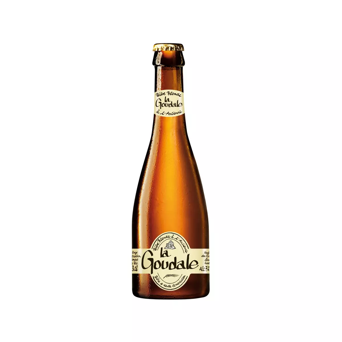 LA GOUDALE Bière blonde à l'ancienne 7,2% bouteille 33cl