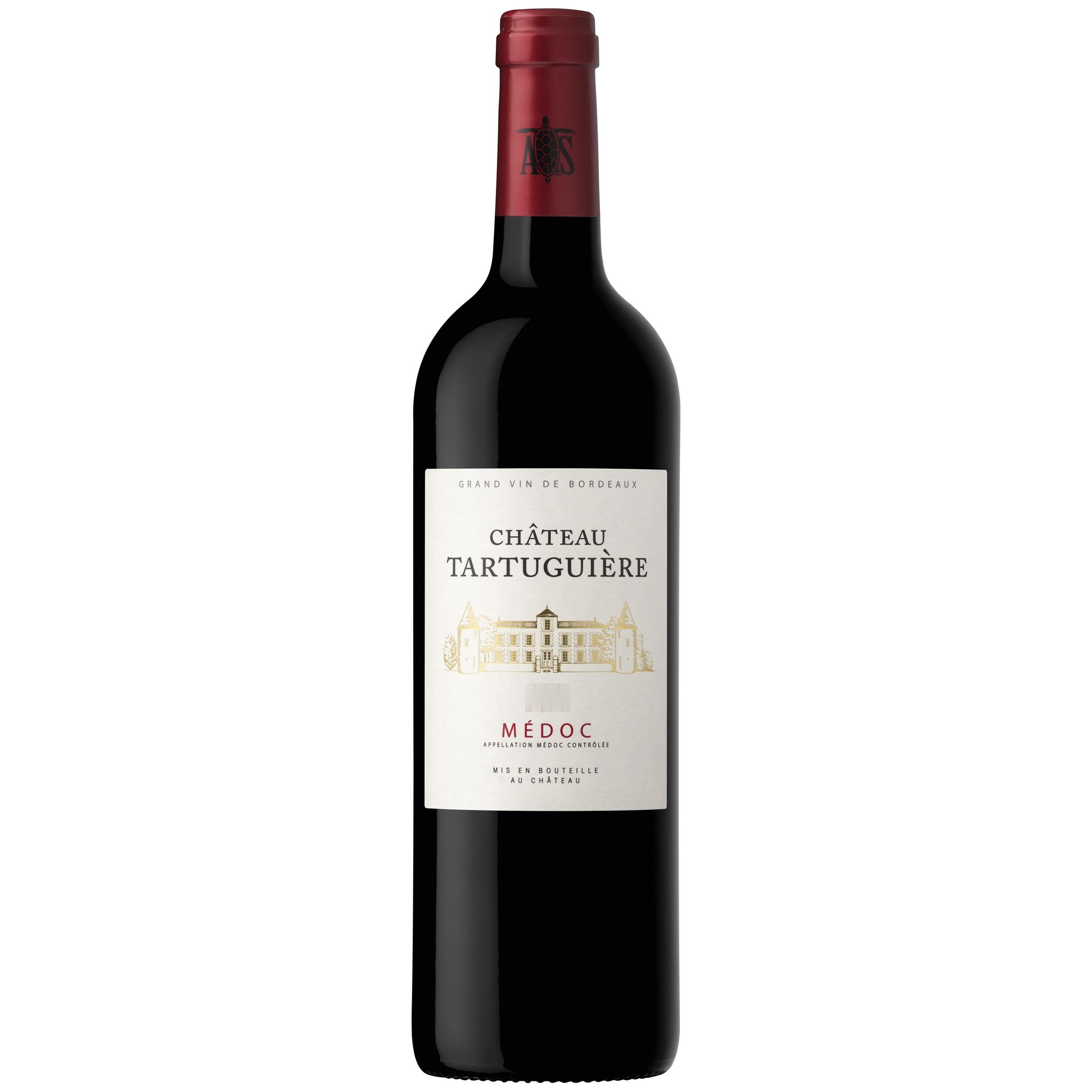 Voir la diapositive 2 : AOP Médoc Château Tartuguière rouge 75cl