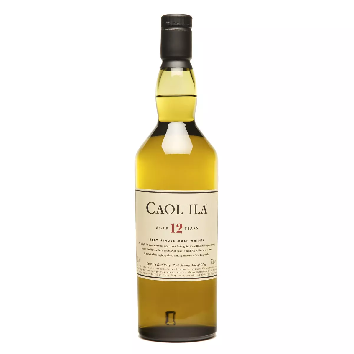 CAOL ILA Scotch whisky single malt écossais 40% 12 ans avec étui 70cl
