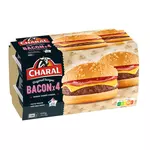 CHARAL Cheeseburger au bacon 4x155g